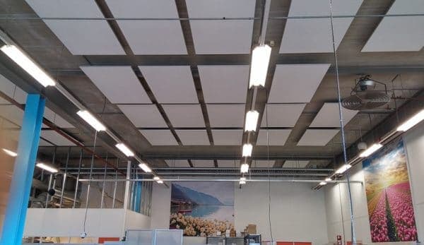 Plafondeilanden langwerpig wit