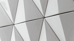 Abstracta bits wall close-up