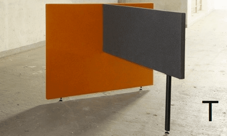 EASYfabric Workspace | Akoestisch scherm T-opstelling