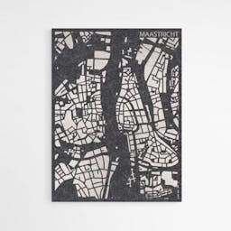 City Map Maastricht gemaakt van PET-vilt
