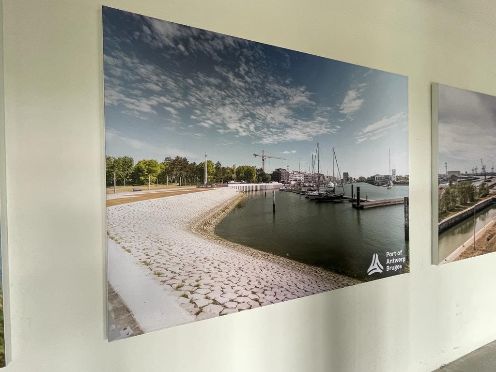Fotopanelen Haven van Zeebrugge
