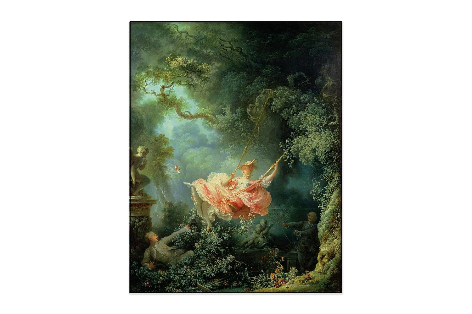 Akoestisch schilderij - Jean-Honoré Fragonard - De schommel