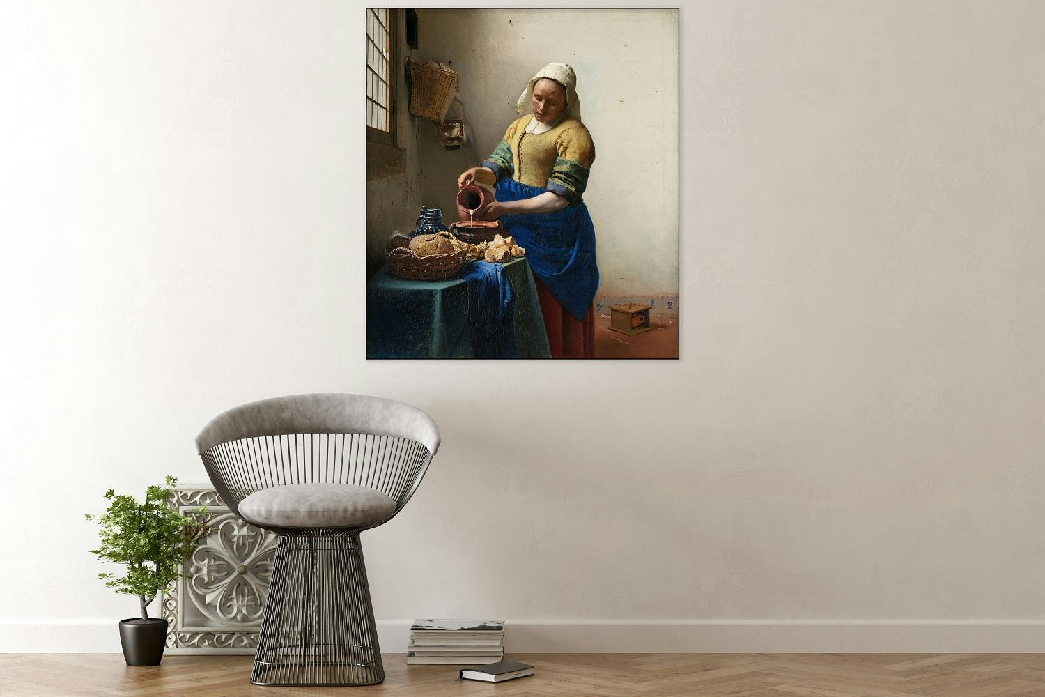 Akoestisch schilderij - Johannes Vermeer - Het melkmeisje