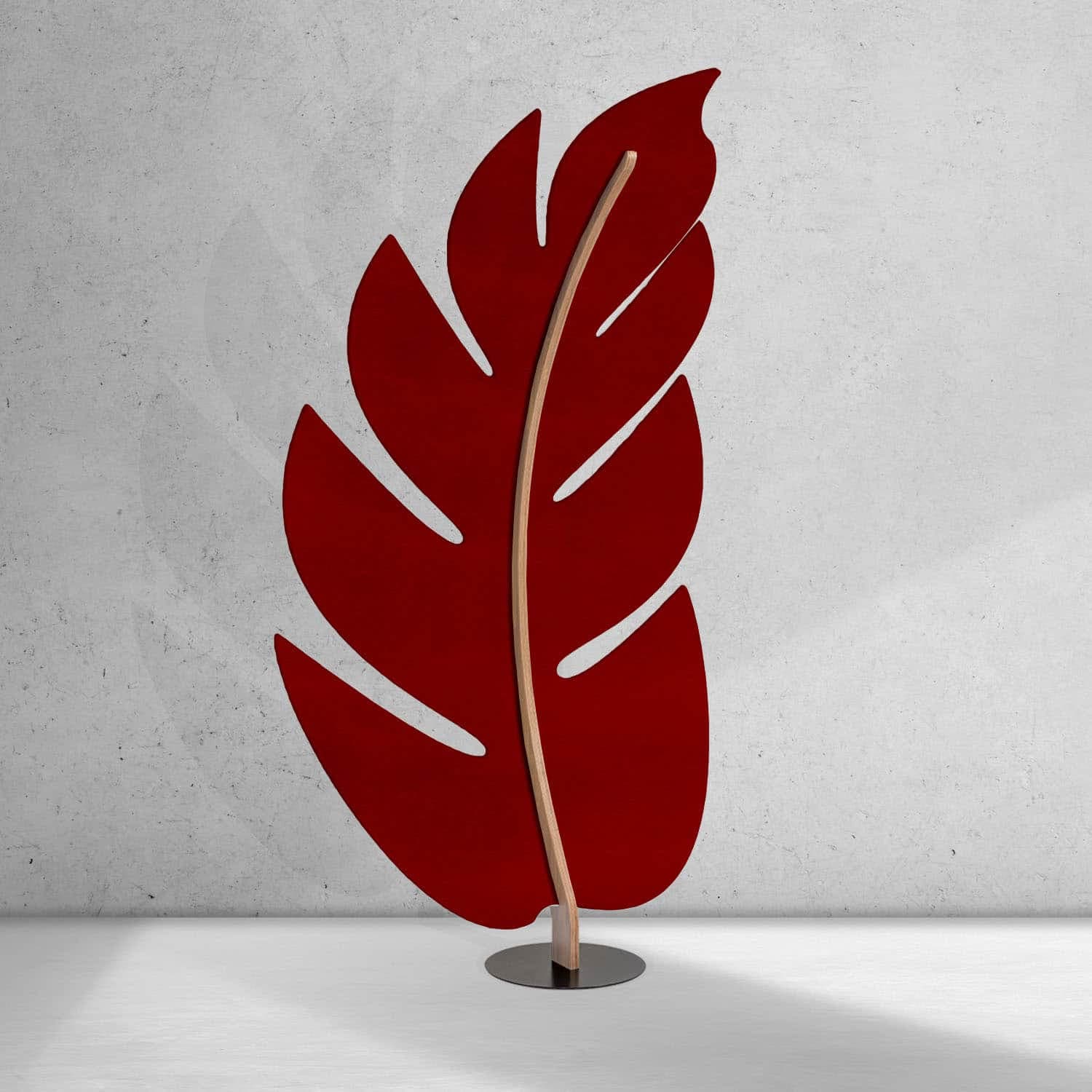 EASYfelt leaveme monstera oak red - PET-vilt