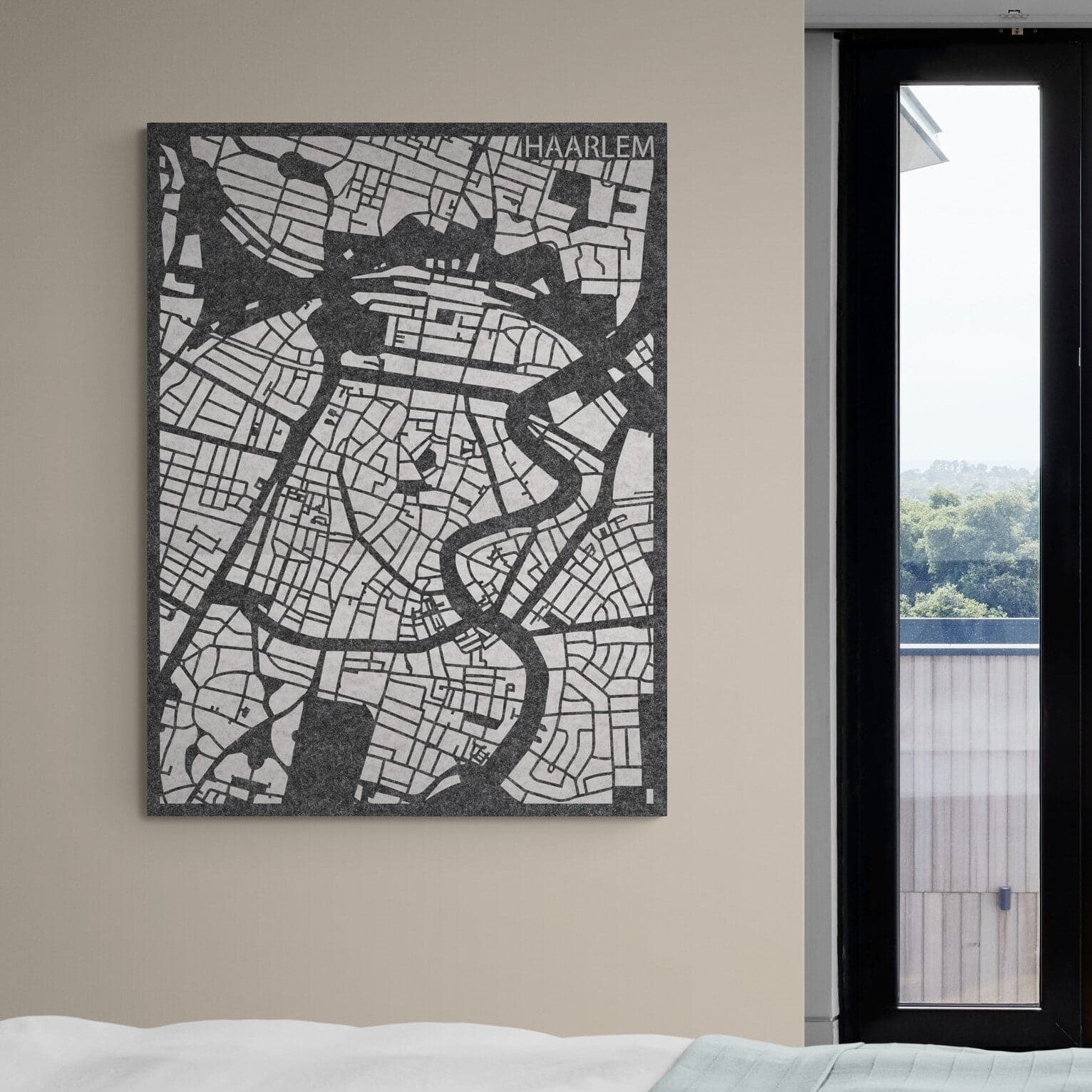 City Map van de stad Haarlem